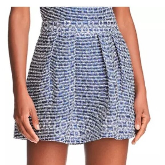Ramy Brook Dresses & Skirts - NWT Ramy Brook SPRING NAVY Gia Mini Skirt SZ 2 Textured Geo Print $325
